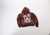 Conflicted Brown Hoodie