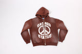 Conflicted Brown Hoodie